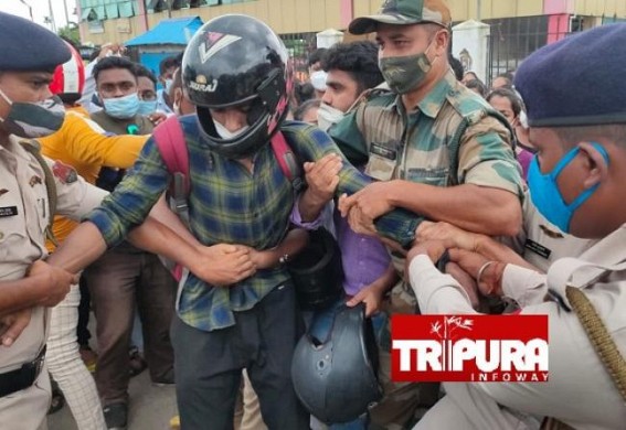 Ahead of Independence Day, Tripura's Unemployed Youths are Arrested : Police Brutality alleged 
